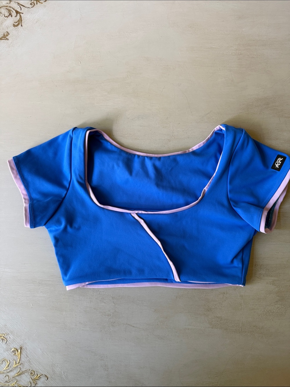 Tiger Friday Cornelia Crop-Bluebell
